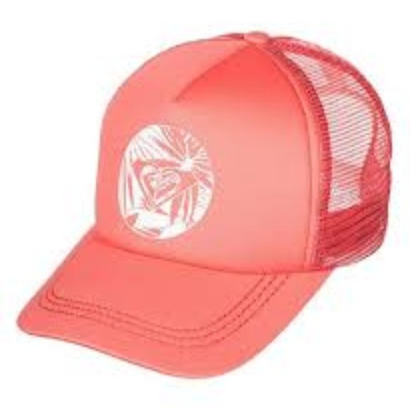 Roxy Accessories - Roxy Sunkissed Coral Truckin' Snapback Trucker Hat